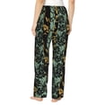 thumbnail image 3 of Goofa Lilies Flowers Printed Soft Pajama Pants for Women, Wide Leg Comfy Casual Lounge Yoga Pants-X-Large, 3 of 9