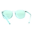 thumbnail image 4 of Pop Color Womens Round Plastic Boyfriend Hippie Sunglasses Green, 4 of 4