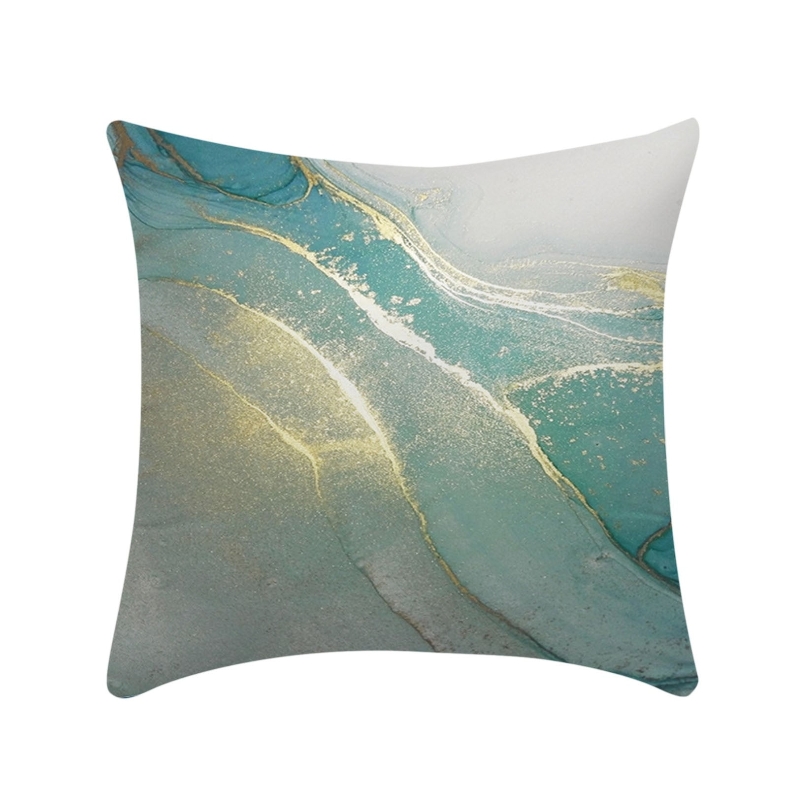 Pillowcase Gift Pillowcase Long Pillowcase Turquoise Abstract Art