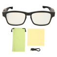 thumbnail image 4 of Airshi Gafas Inteligentes, Transmisión Inalámbrica Bluetooth, Micrófono Integrado con Cancelación de Ruido, Gafas de Sol de Audio Inalámbricas Bluetooth Música, 4 of 5