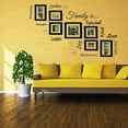 thumbnail image 2 of Decoración de pared familiar dominical: marco de fotos familiar 3D, adhesivo de pared de PVC, decoración de pared familiar con sonrisas para sala de estar, adhesivos de pared con marcos de fotos de, 2 of 6