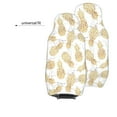 thumbnail image 6 of KAKALAD White Marble Pineapple Car Seat Covers Set Vehicle Front Seats Protector 2 Pcs, 6 of 9