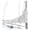 White, variant on Waterproof Mainsail Cover, Heavy Duty 600D Sailboat Mainsail Cover UV Protection Weather-Resistant, Length 10'-11' White