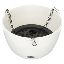 unbranded  Hanging Flower Pot Hanger Artificial Pots Orchid Basket White