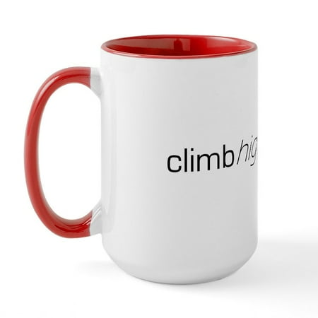 

CafePress - Climb Higher Large Mug - 15 oz Ceramic Large Mug