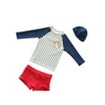 thumbnail image 2 of Greeniant Traje de baño para niña Camiseta de baño Traje de baño Camiseta de baño Pantalones cortos Ropa de playa de secado rápido Traje de Traje de baño dos L, 2 of 6