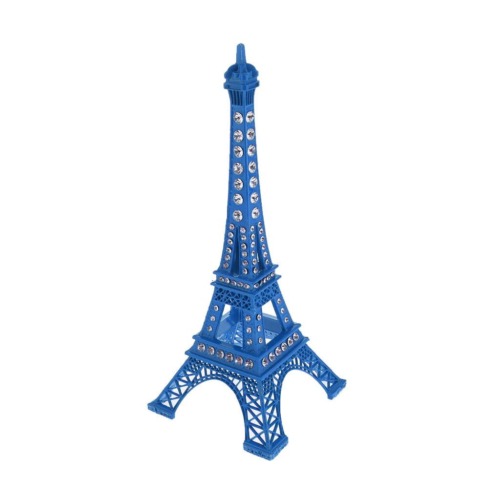 Diamond-Stubbed Paris Eiffel Tower Figurine Statue Collectable Souvenir Gift 