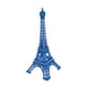 thumbnail image 1 of Modelo de estatua de estatuil de de aleación clásica de París para decoración de bricoje de cafetería de oficina en casa 25cm azul Baoblaze Estatuilla de la Torre Eiffel, 1 of 8