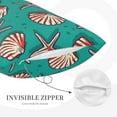 Daiia Starfish and Shell Bedding Waterproof Pillow Protector Zippered