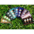 thumbnail image 5 of Native Inspired Feather Czech Glass Seed Bead Coin Purse Pouch - Handmade Tribal Bags, 5 of 5