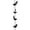 0.6m, variant on 0.6 M Four Bird Rain Chain Iron Decorative Cup Rainwater Diverter Replacement Downspout Anti Rust Outdoor Patio Garden Exterior Drain Ornament 23.62 Inch (0.6M A)