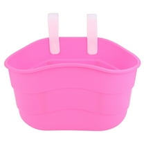 PAMINGONO Durable Pink Scooter Basket for Bicycle Easy Attachment Material 1Pc