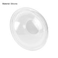 thumbnail image 4 of SkyAuks 2Pcs Breast Pumps Food Grade Transparent Silicone BPA Free Wearable Breast Milk Collector for Home, 4 of 8