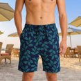 thumbnail image 2 of Mens Athletic Gym Workout Shorts Loose Fit Digital Print Beach Shorts Outdoor Short Pants, 2 of 4