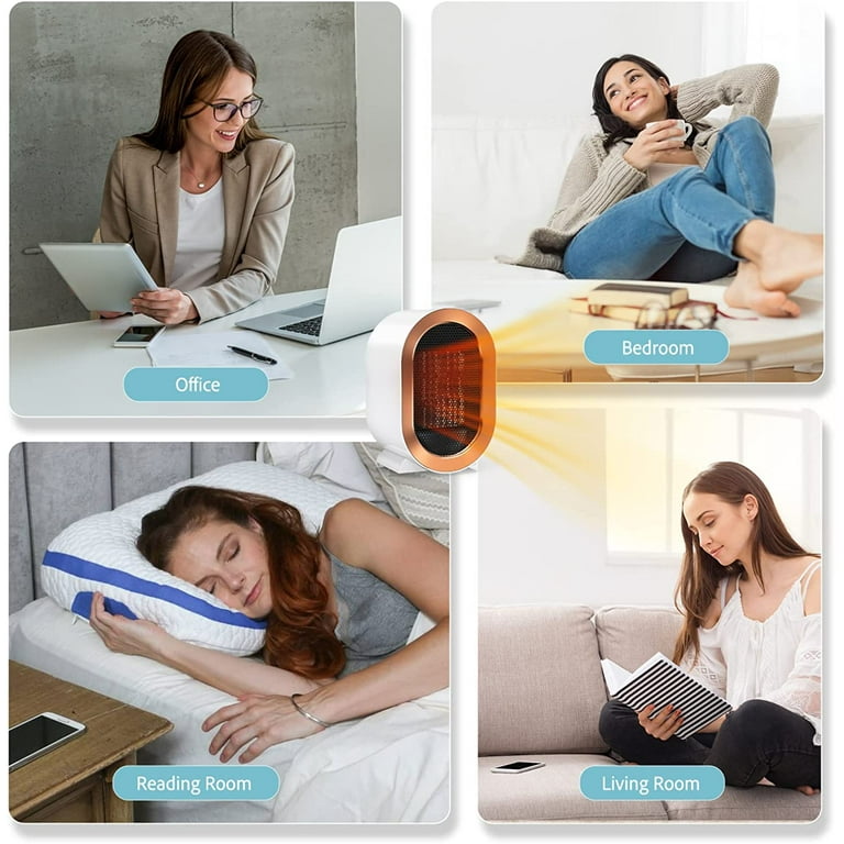 Portable Electric Heaters For Indoor Use, Quiet Ptc Ceramic Heating With  Thermostat, Safety Protection, Dumping Shutdown, Remote For Office, School,  Home Bedroom, Thanksgiving Gifts, Valentine's Day Gifts, Birthday Gifts -  Temu