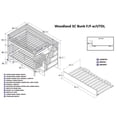 thumbnail image 3 of Woodland Staircase Bunk Bed Full over Full in Mult, 3 of 4