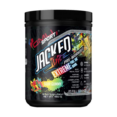 Jacked Juice Pre-Workout for Him - Sour Gummy
