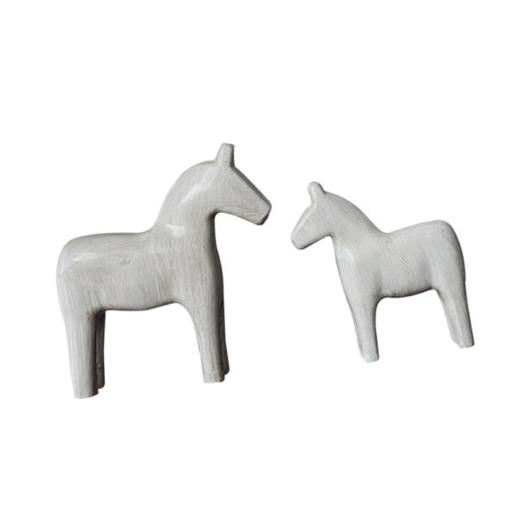 2 estatuas de caballo de madera talladas a mano, colección de figuras de caballo, elegantes esculturas artesanales, decoración del hogar para oficina,