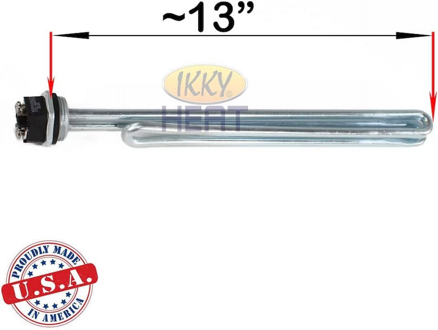 IKKY Heating Element HE9K240VSS - 9000W 240V Stainless Steel - Compatible With Tankless Water Heaters — Residential Use, Standard Application
