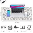 thumbnail image 5 of Long Mouse Pads for Desk,White Unicorn Dessert Pattern Desk Mats on Top Of Desks, Desk Mouse Pad Extra Large with 3mm Non-Slip Base and Stitched Edge for Gaming,Office,Work,Home 35.4"x15.7", 5 of 6