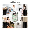 thumbnail image 6 of LNWH Seamless Floral Flowers Pattern Laundry Basket, 50L Large Capacity Foldable Laundry Hamper, 6 of 6