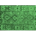 thumbnail image 1 of Ahgly Company Indoor Rectangle Southwestern Emerald Green Country Area Rugs, 8' x 12', 1 of 4