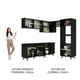 thumbnail image 5 of Madesa Gabinete de Cocina Integral Completa de Esquinero 402 cm Reims Negro 02, 5 of 8