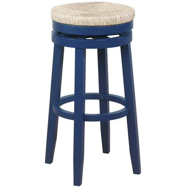 Powell D1267B19NBBS Morgan Swivel Bar Stool, Navy Blue