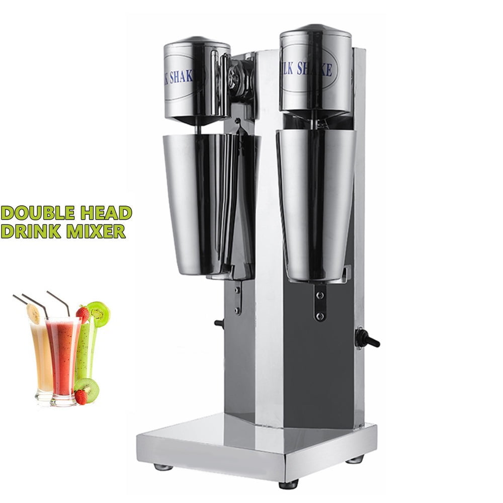 Details about   Commercial double head Milkshake Maker Beverage shaker Machine Adjust Speed USA 