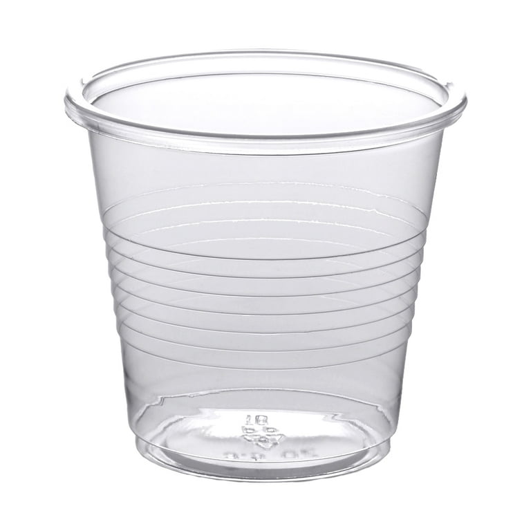 Bluetable, Plastic Cups, 3 oz, Bulk Case 2400, Disposable Clear -  Walmart.com
