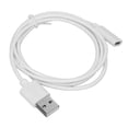 thumbnail image 1 of Headset Charger Cable, 1M White USB Charger Cord Stable Current Transmission Internal PTC  For Outdoor, 1 of 8
