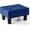 Navy Blue, variant on Small Foot Stool Ottoman, Velvet Ottoman Foot Rest with Legs, Rectangle Foot Rest for Couch, Footstools and Ottomans Small for Living Room and Entryway (Olive Green)