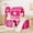 Pink, variant on Harper & Bright Designs House Twin Loft Bed Frame with Slide and Tent, Castle Playhouse Bed Frame with Ladders for Boys & Girls, Blue