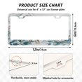 thumbnail image 2 of Aluminum License Plate Frame 2 Pack Car Exterior Accessory Car Tag Holder for Front Rear Plates Cars Decor Beautiful Watercolor Deer, 2 of 7
