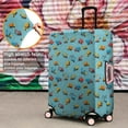 thumbnail image 4 of Cartoon Construction Vehicles Snowflakes Luggage Cover Fashion Suitcase Cover Baggage Covers Fit 25-28 Inch Luggage (Go Travel), 4 of 5