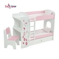 thumbnail image 6 of Emily Rose 18 Inch Doll Bunk Bed Desk 18" Doll Furniture | Includes 2 Sets of Doll Bedding - Doll Bunkbed Fits 14 to 18 inch Dolls, 6 of 9