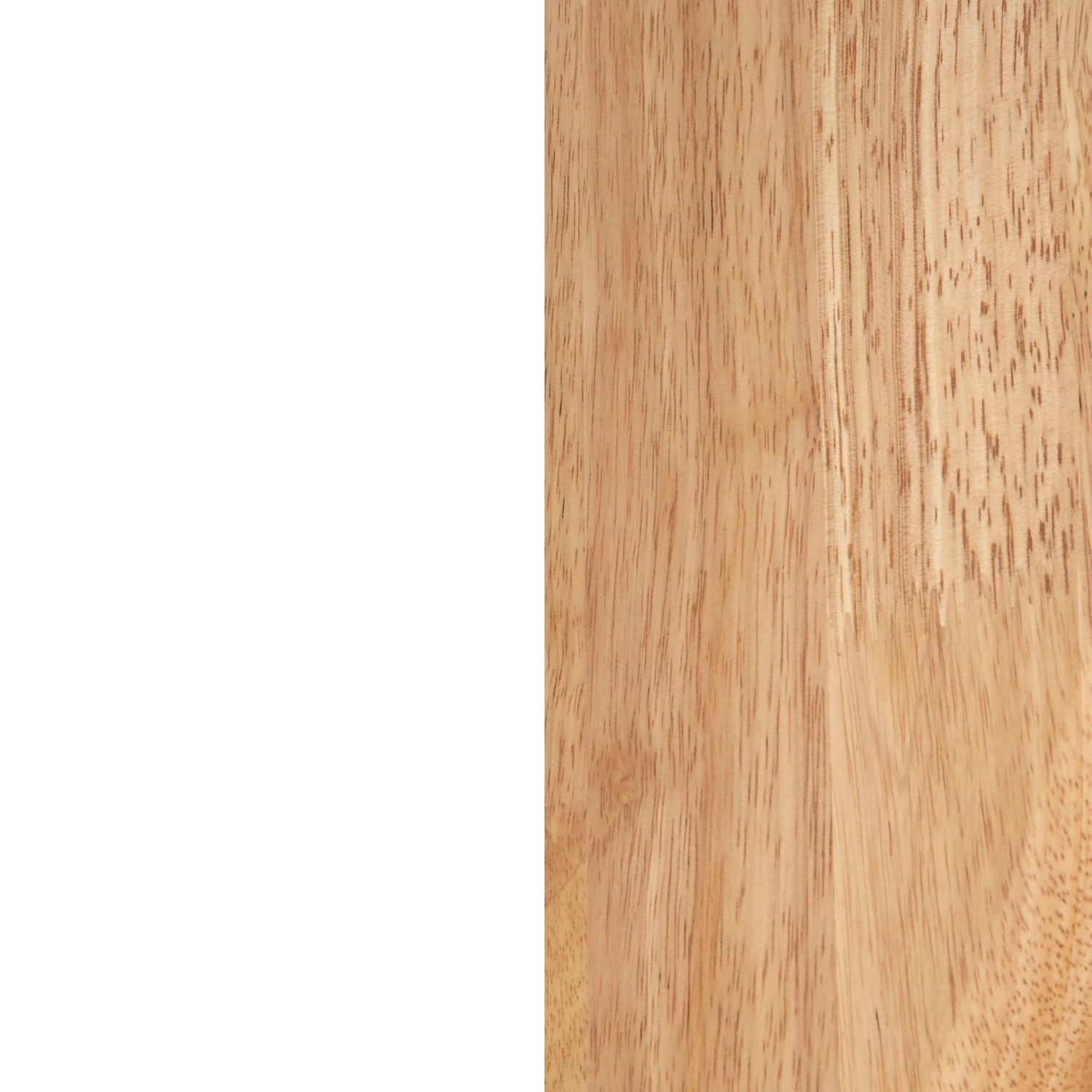 TMS Hermitage 40" Round Indoor Dining Table, Natural/White