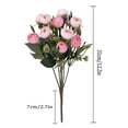 thumbnail image 3 of Ofertas Únicas, Pintura al óleo Pequeño capullo de té Pequeño ramo de simulación de rosas Flores artificiales Decoración del hogar Fotografía Adornos florales hechos a mano Akmoler, 3 of 9
