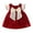Red, variant on Xihbxyly Girls Summer Dresses Toddler Kids Baby Girls Fashion Cute Sleeveless Sweet Mesh Bow Ruffle Dress