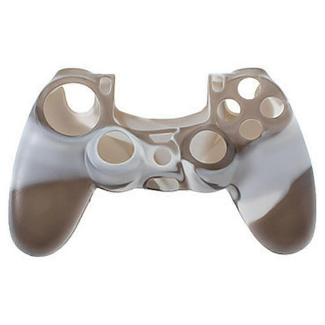 Controller Skin Grip Cover Cover Protective Soft Silicone Rubber Case-white grey camouflage