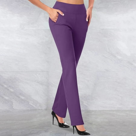 

QWANG Best Gift!! Women Workout Pants High Waist Workout Leggings Yoga Pant Maternity Yoga Pants
