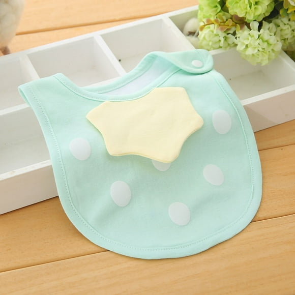 Babero para bebé BuyWeek impermeable con botón oculto