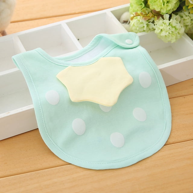 Babero para bebé BuyWeek impermeable con botón oculto