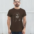 thumbnail image 4 of Web Sugar Skull T-shirt Black White Monochrome Gothic Beauty Elegant Day of the Dead Dia de Los Muertos Men's Tee, 4 of 7