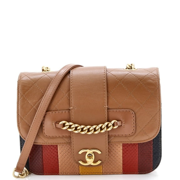 Pre-Owned Archi Chic Flap Bag Snakeskin Small By Rebag