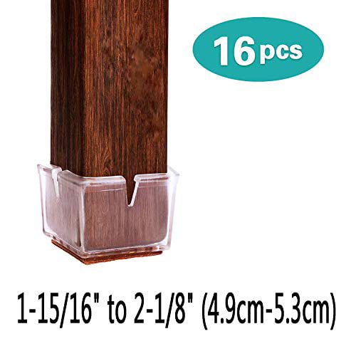 Square Chair Glides For Wood Floors, Chair Glides For Hardwood Floors