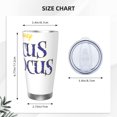 thumbnail image 4 of Vaso de 20 oz Hocus Pocus, taza de viaje para café con aislamiento al vacío de acero inoxidable, taza de café, taza de viaje con tapa, taza térmica para exteriores, 4 of 8