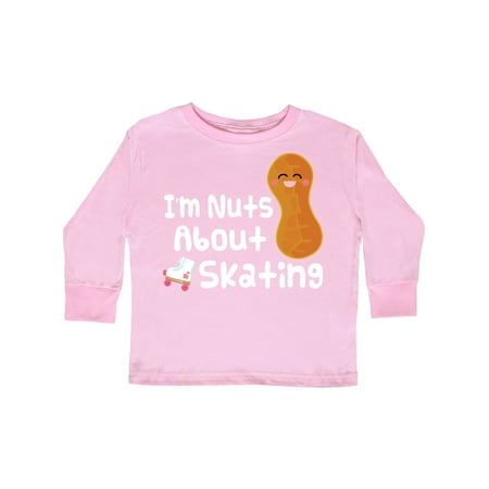 

Inktastic Roller Skating Girls Cute Gift Toddler Toddler Girl Long Sleeve T-Shirt