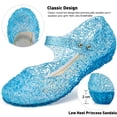 thumbnail image 3 of Ecetana Girls Jelly Sandals Princess Costumes Flats Shoes Cosplay Birthday Party Dress Up Shoes for Kids Toddler, 3 of 7