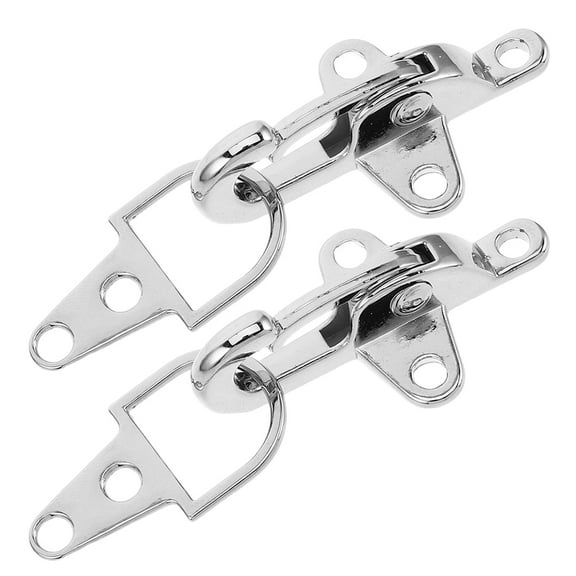 HEMOTON 2-Pack Decorative Bag Buckles 5.00 x 2.70 x 1.50 CM Metal Accessories